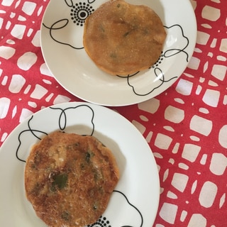 昆布の米粉お好み焼き風